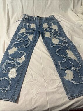 RACER WORLDWIDE DISTRESSED MEN JEANS